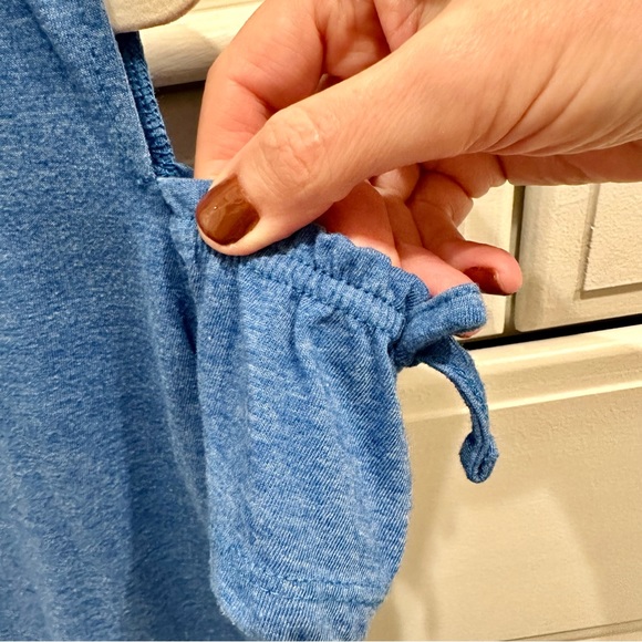 French Toast Girls Blue Cold Shoulder Top Size 6 - Picture 4 of 4